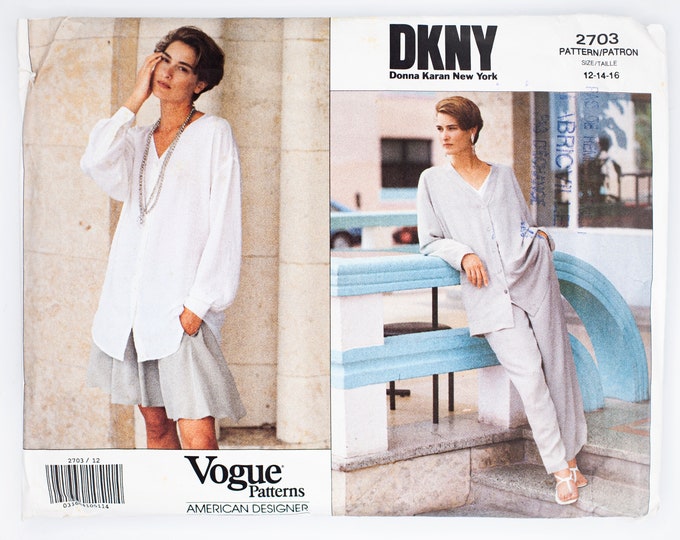 Vogue Sewing Pattern 2703, Misses' Jacket, Shirt, Shorts, Pants ...