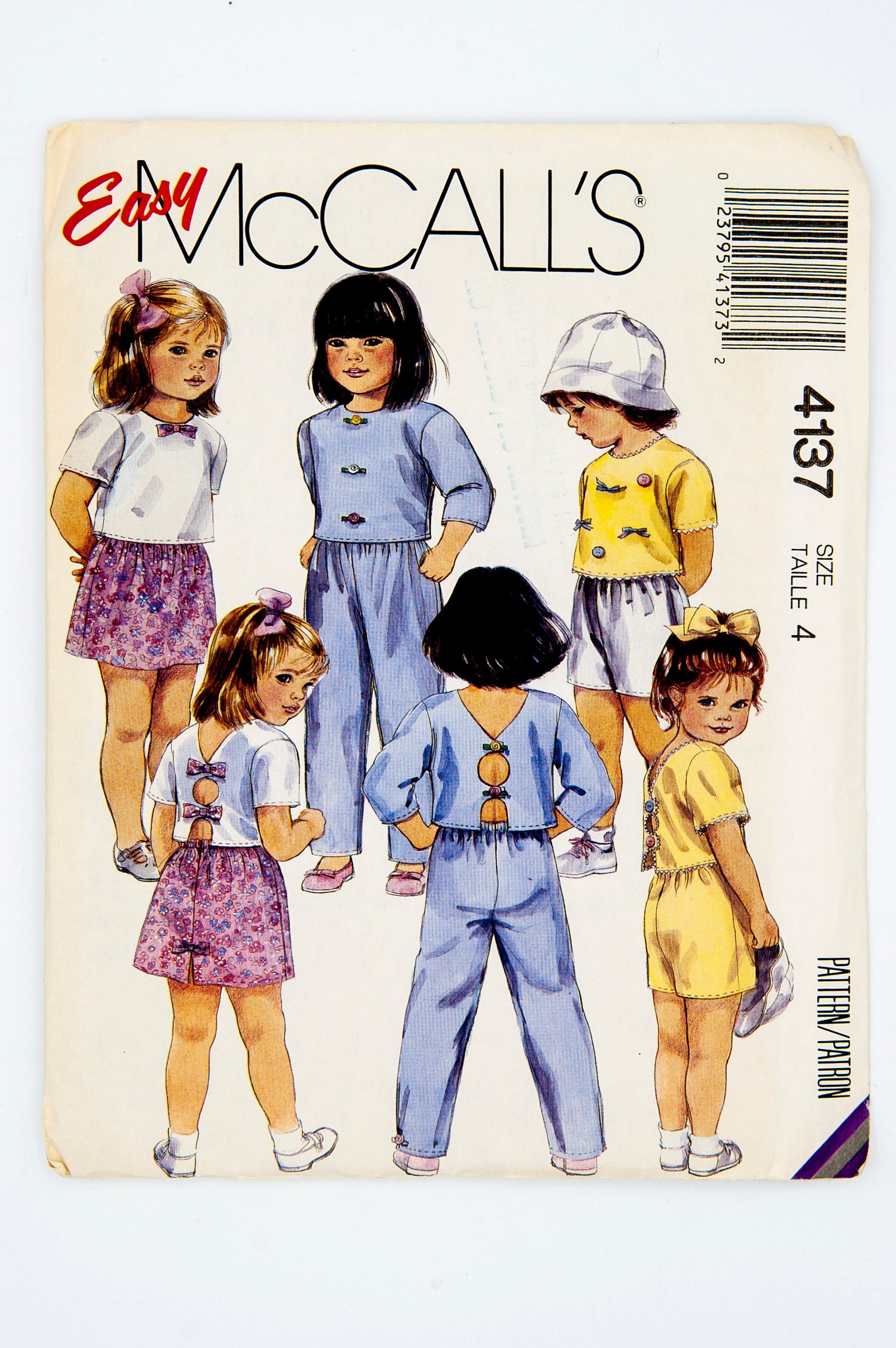 Mccall's Sewing Pattern 4137 Vintage Pattern Easy to - Etsy