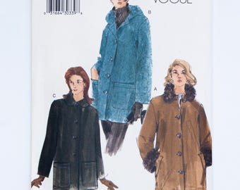 Very Easy Vogue 7127 Jacket Sewing Pattern Plus Size 14-18 UNCUT