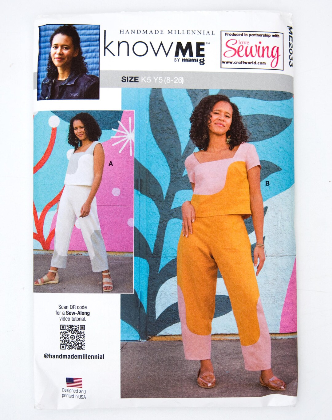 Knowme Sewing Patterns 2033, Women's Top, Pants, Size 8-26, UNCUT ...