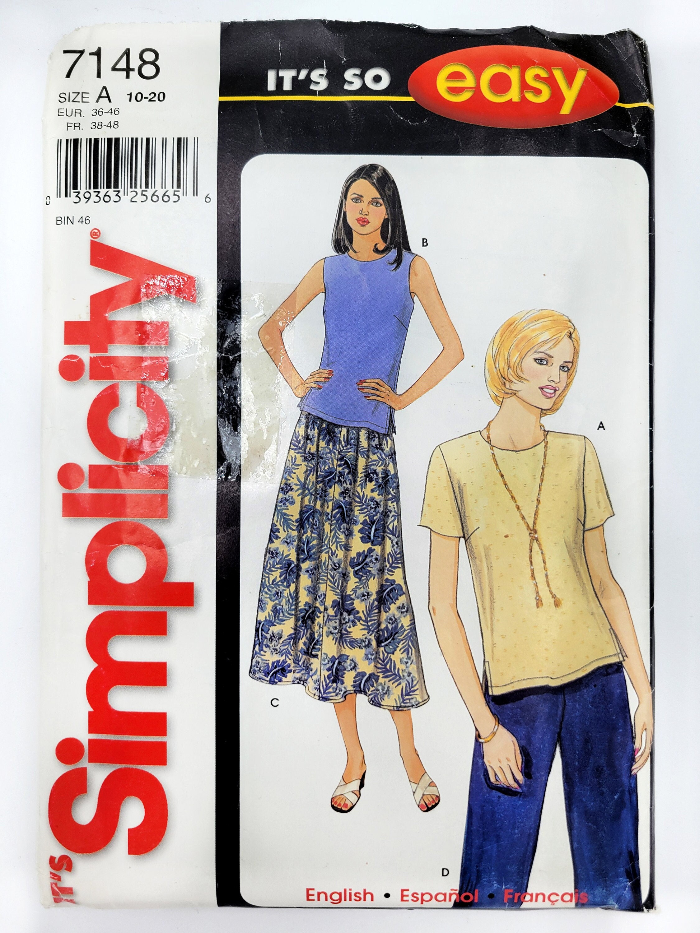 Barbie Doll Clothing Vintage Simplicity 4700 - Vintage