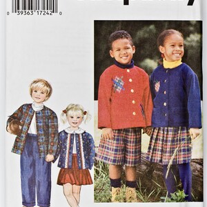 Simplicity Sewing Pattern 9782, Kids Pattern, Jacket, Skirt, Pants, Shorts, Size AA (2,3,4)/ BB (5, 6,6x), UNCUT (factory folded), 1995