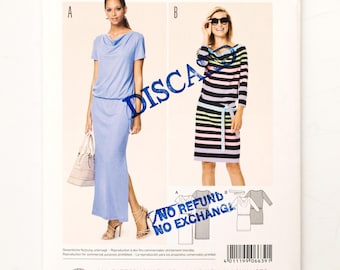 Molde de costura estilo Burda 6639, vestido para meninas, super fácil de costurar, tamanho 10-20, sem cortes (dobrado de fábrica), ano 2014