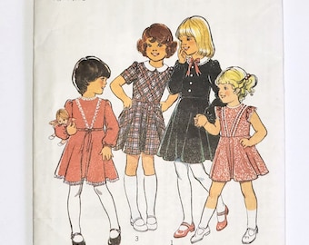 Style Sewing Pattern 2168, Vintage Pattern, Vintage Child's Dress, Size 2, UNCUT (factory folded), Year 1977