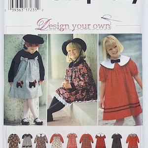 Simplicity Sewing Pattern 9777 Design Your Own Girls' | Etsy