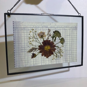 Blumenrahmen gepresst