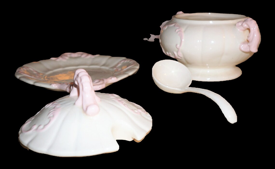 Cute Small Pink Vintage Soup Tureen With Soup Laden. Etsy UK