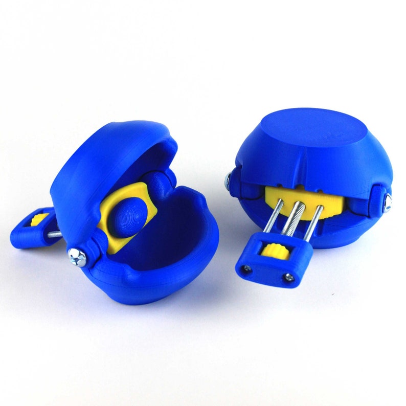 Elephant Balls pair CBT Testicle Clamps CBT testicle bdsm torture device cock and ball torture painful male bdsm testicle clamp Blue/Yellow
