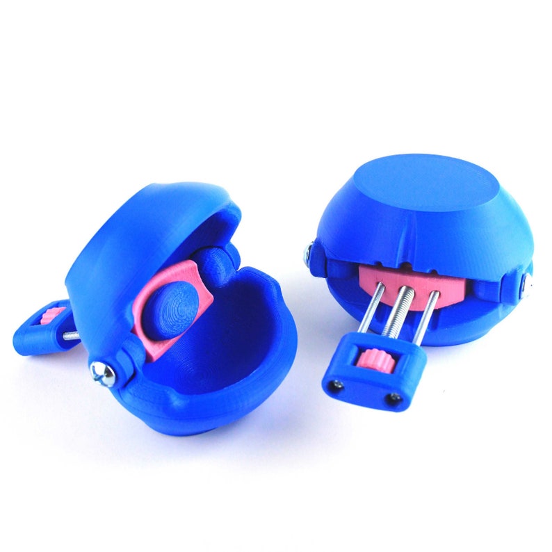 Elephant Balls pair CBT Testicle Clamps CBT testicle bdsm torture device cock and ball torture painful male bdsm testicle clamp Blue/Pink