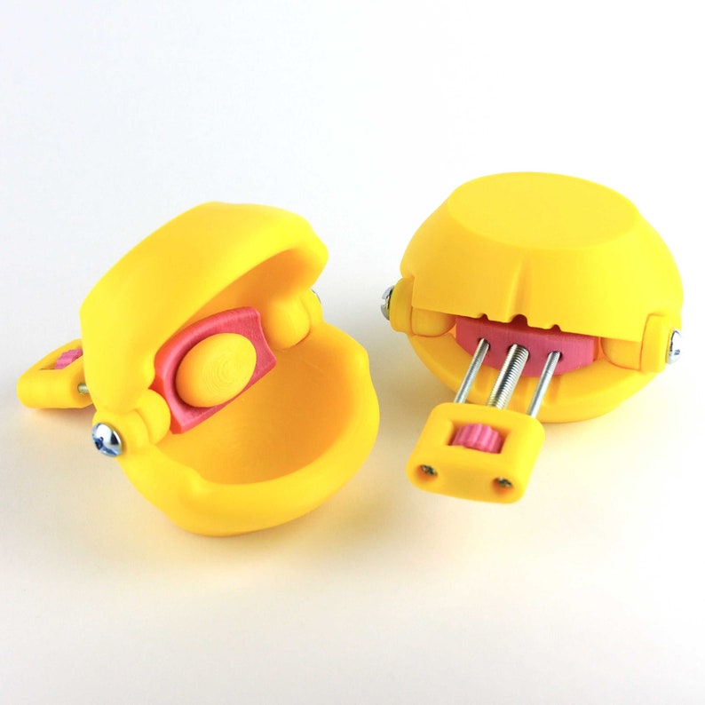 Elephant Balls pair CBT Testicle Clamps CBT testicle bdsm torture device cock and ball torture painful male bdsm testicle clamp Yellow/Pink