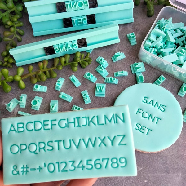 Custom Alphabet Stamp Set Etsy Australia