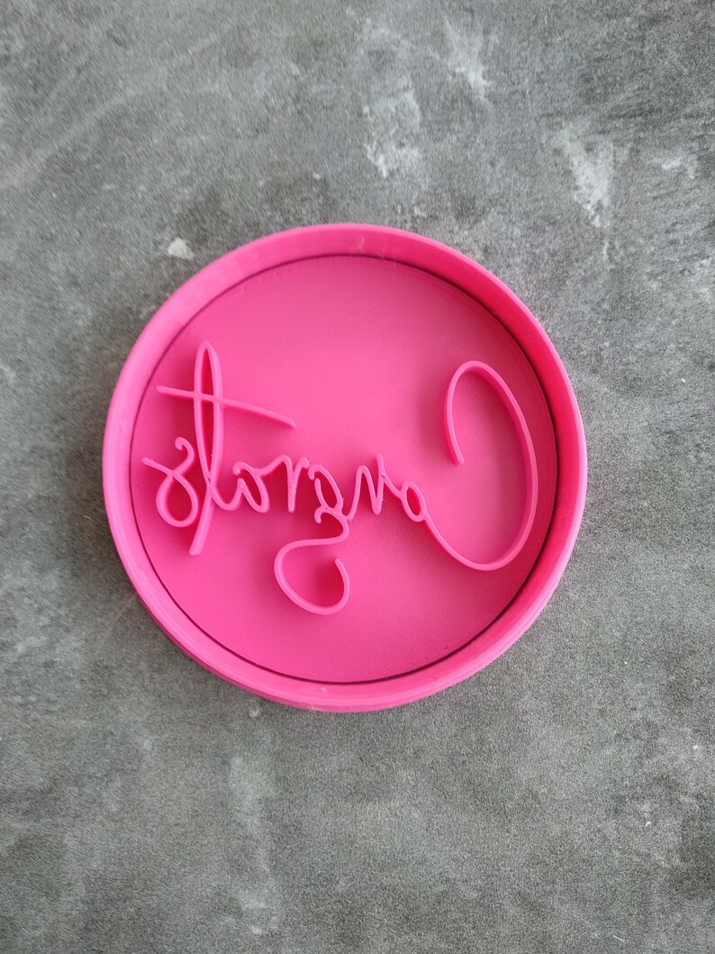 Congratulations Congrats Cookie Fondant Embosser Stamp & Etsy
