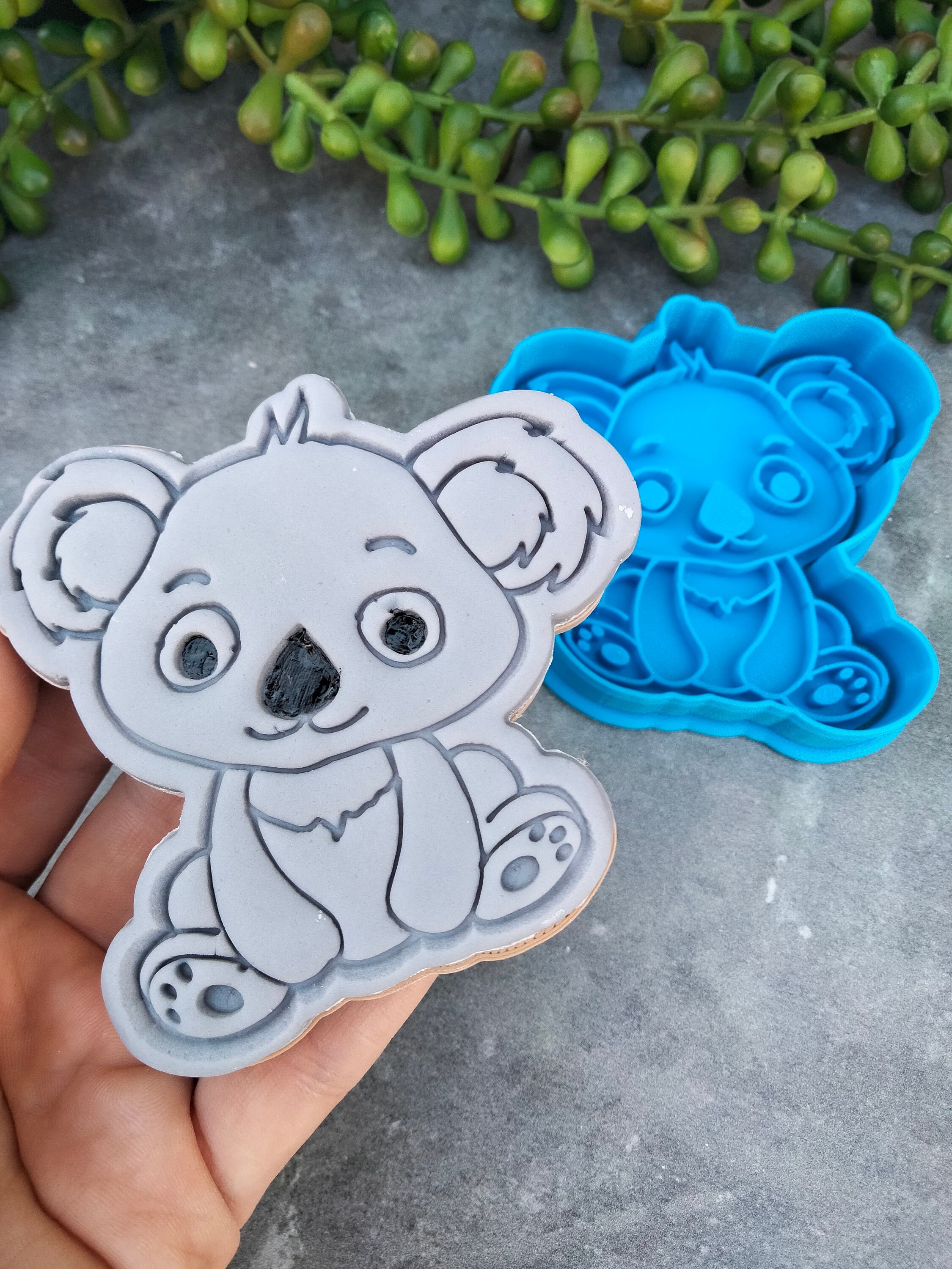 thumbnail interactive-video image 1 of Baby Koala Cookie Cutter And Embosser Stamp – Australian Cookie Cutters 1 of 4