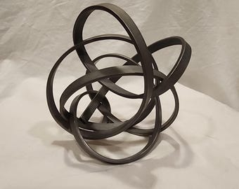 Steel Sculpture - Coiled Ribbons