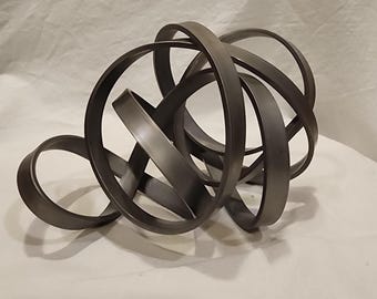 Steel Sculpture - Tangled Coils