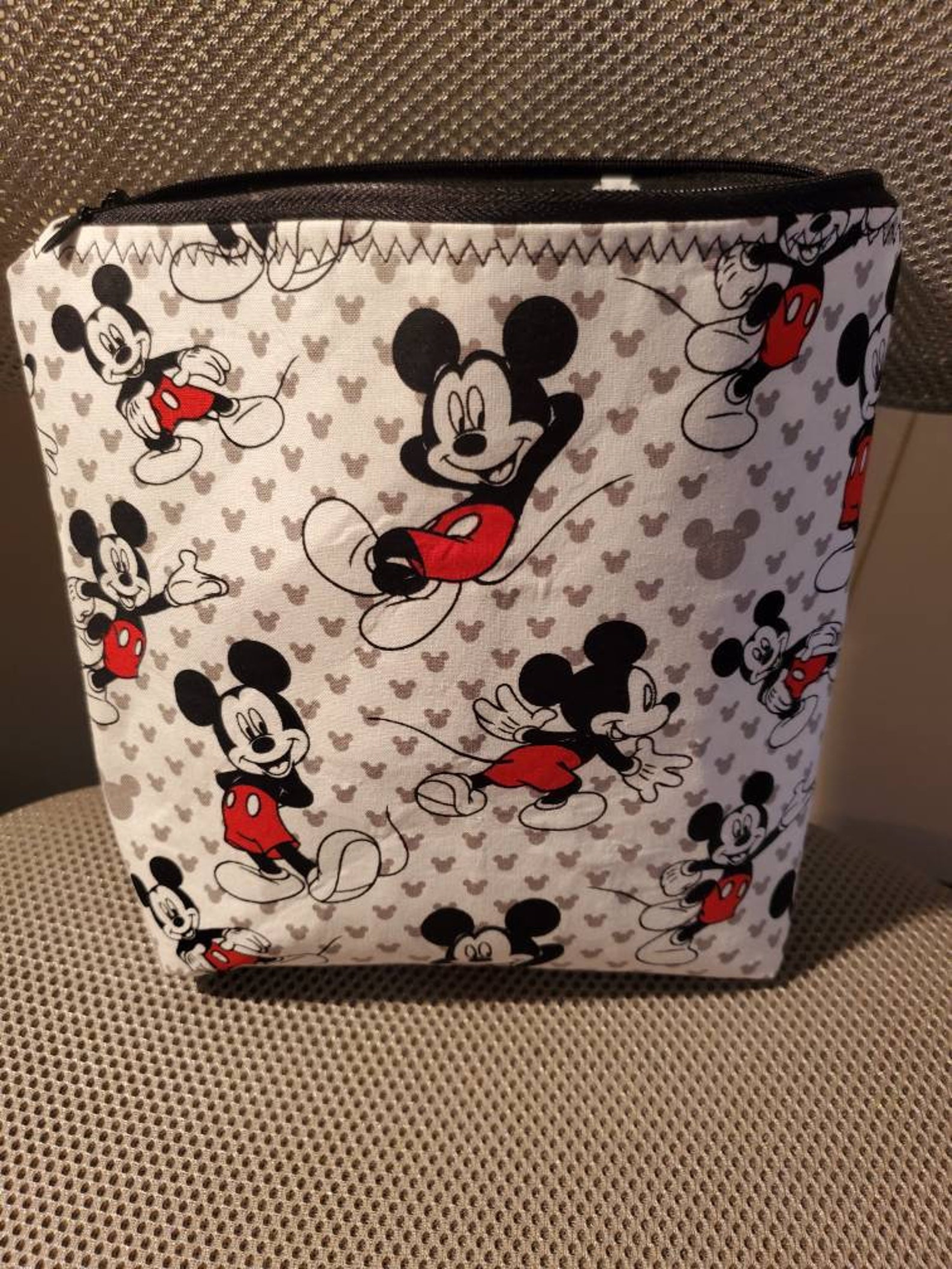Mickey mouse makeup travel bag HANDMADE | Etsy