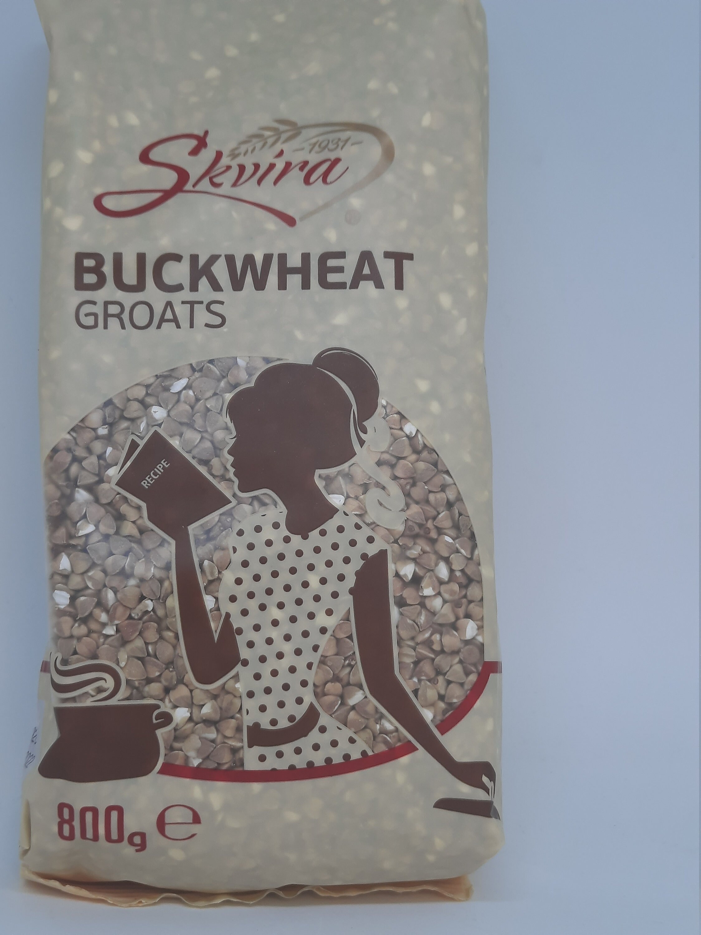 Skvira Buckwheat Groats Roasted Kasha Gluten Free GMO Free 800 Gr / 28.