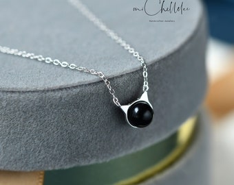 Black Onyx Cat .925 Sterling Silver Pendant Charm 1" Long Black Onyx Cat .925 Sterling Silver Pendant Charm 1" Long