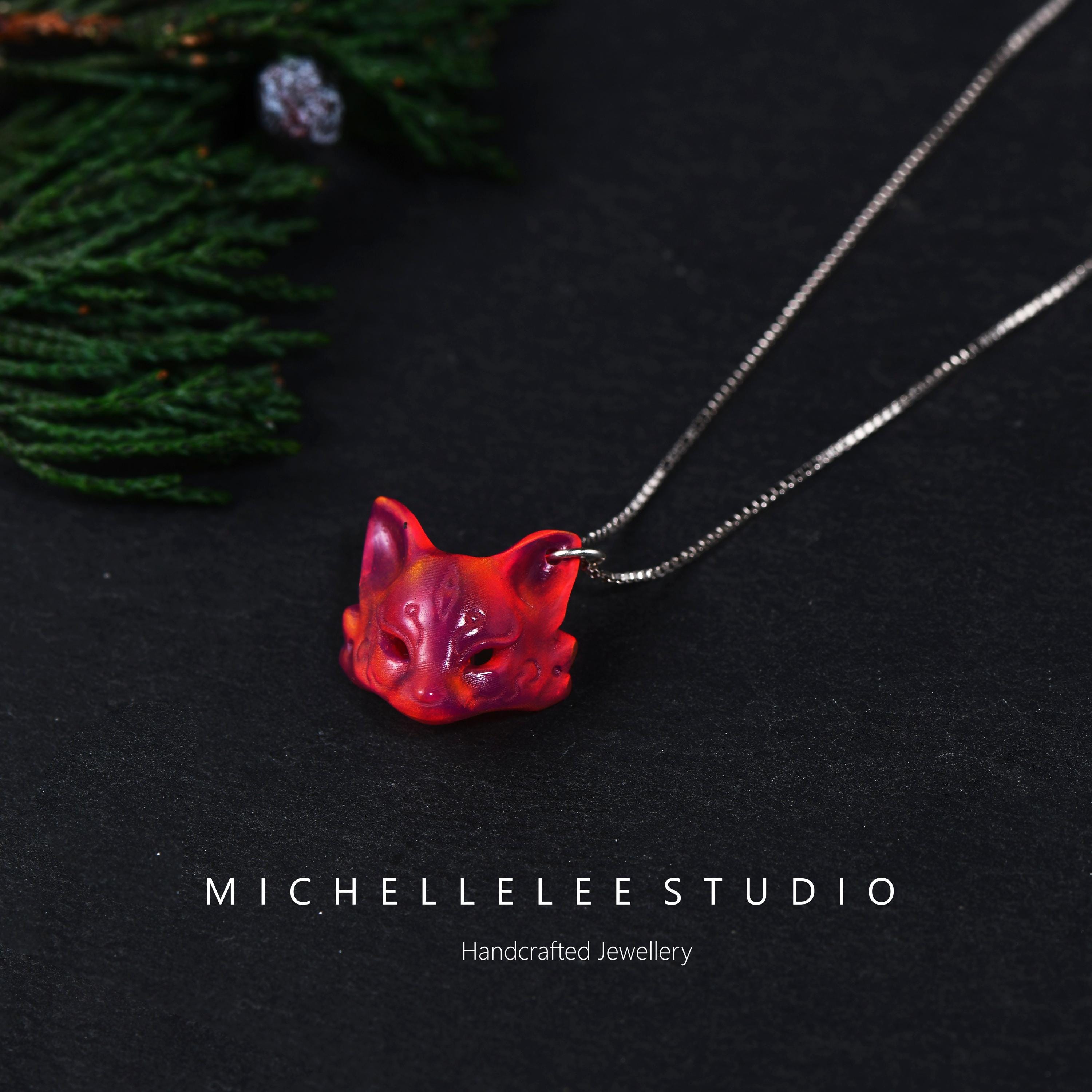 Red dragon necklace - Etsy 日本