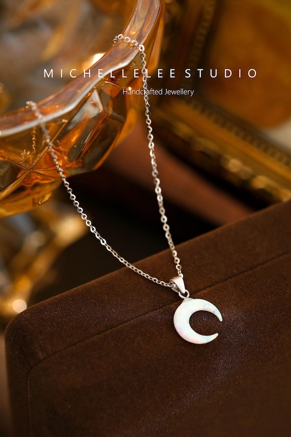 Collana In Argento Sterling 925 Con Ciondolo Pietra Goccia Colorata - Foto 4