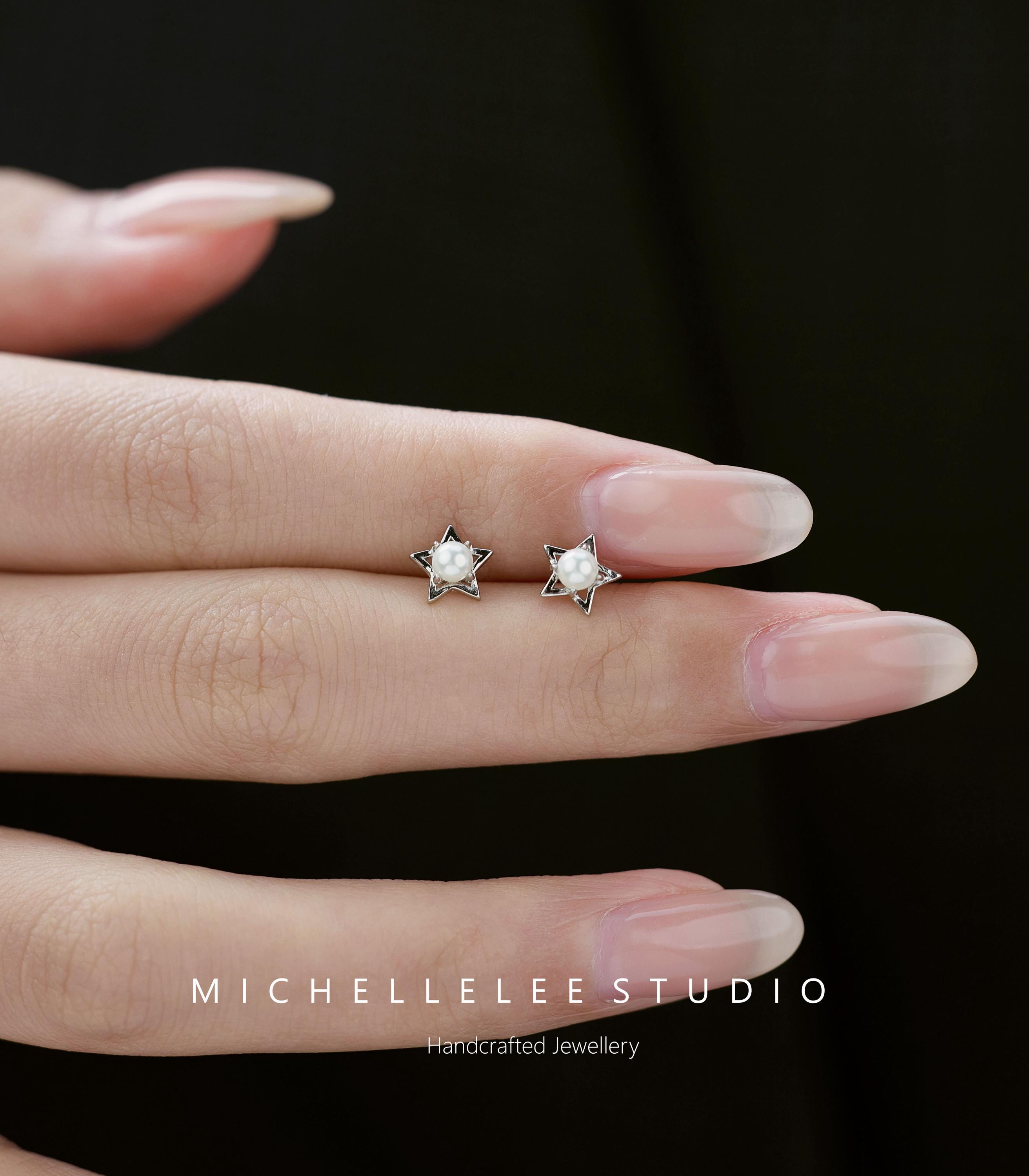 Stars Stud Earrings in Gold | Flaire & Co