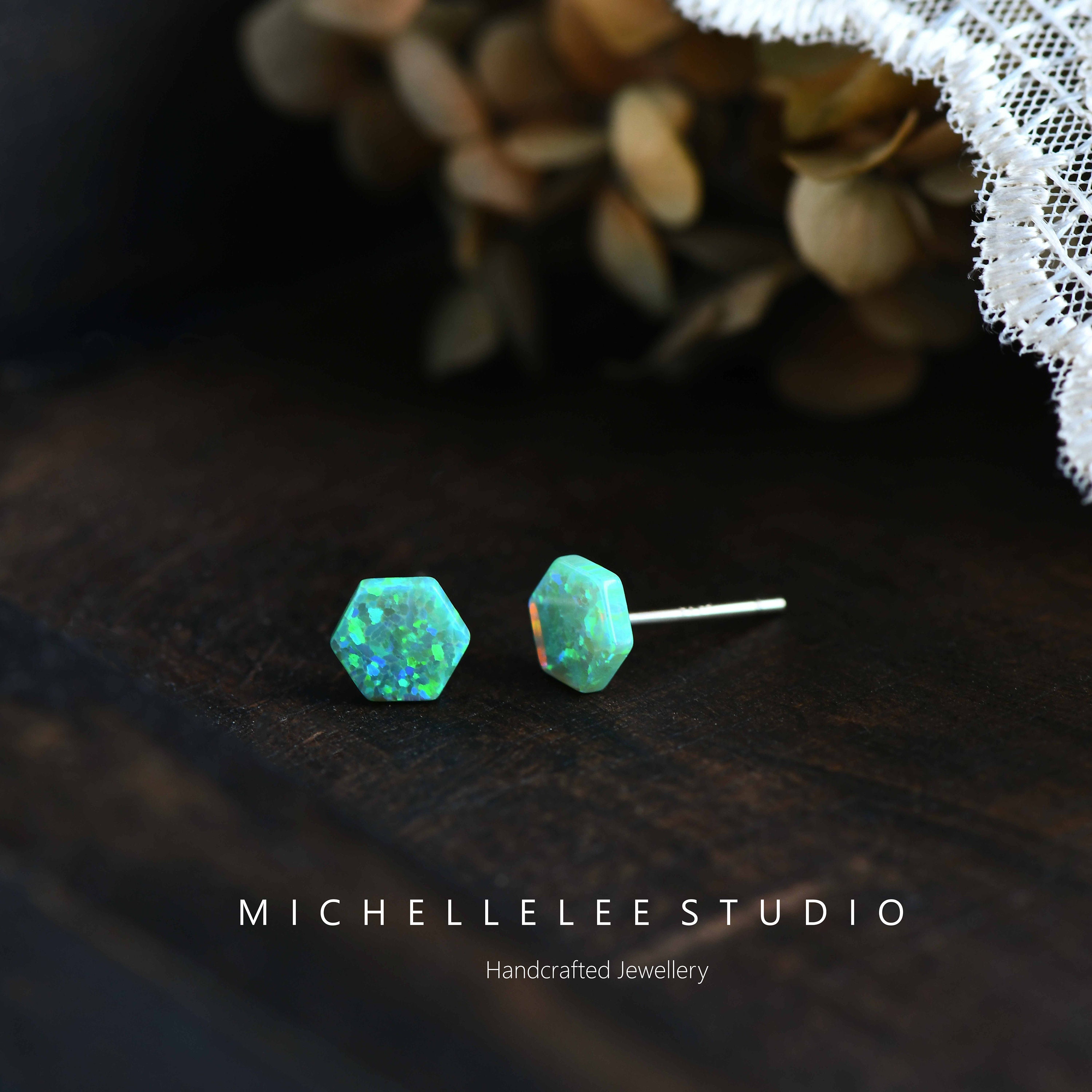 Orecchini Con Cabochon Tondo In Rubino E Argento 925 - Orecchini Rubino E Argento 925 - Foto 14