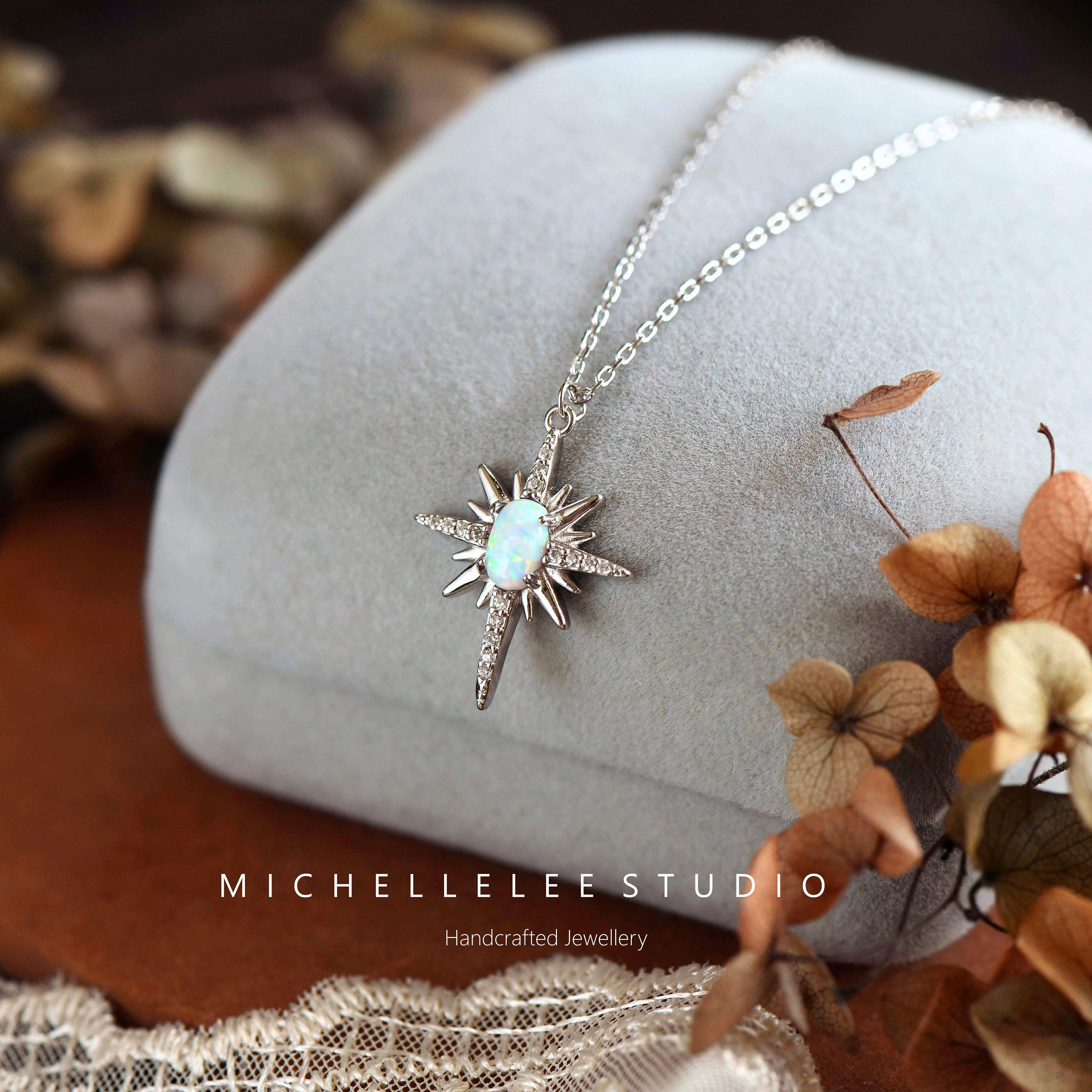 Collana Boutique Portofino con opale bianco e diamanti
