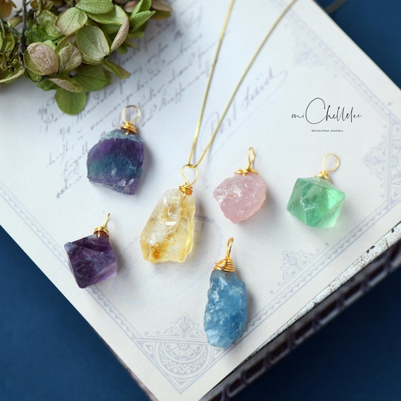 Raw crystal jewellery australia sale