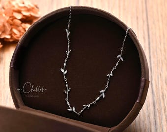 Collier Double Rang En Argent Massif Avec Pendentif étoile En Aventurine - Occasion, Couleur Argenté