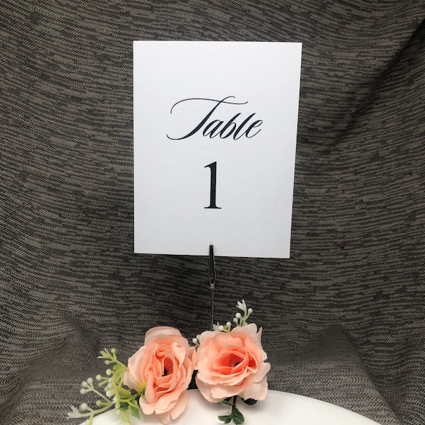 Wedding table numbers black and white table numbers minimal table numbers printed table numbers wedding table decorations wedding table deco