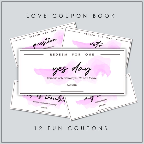 Coupon Boyfriend Birthday - Etsy