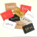 Personalized Gift card envelope mini envelope wedding guests favors bridesmaid groomsman handwritten graduation