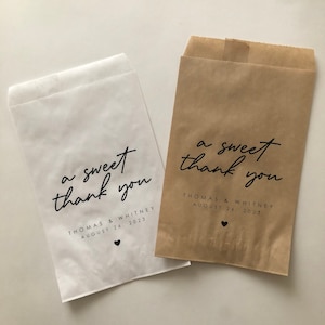 Thank you favor bags for Guests Wedding Favor Bags Wedding favors for guests bulk candy favor bags personalized favor bags custom favor bags