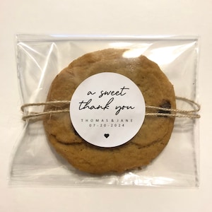 A sweet thank you wedding favor stickers favor labels thank you stickers wedding candy stickers his her favorite stickers love is sweet