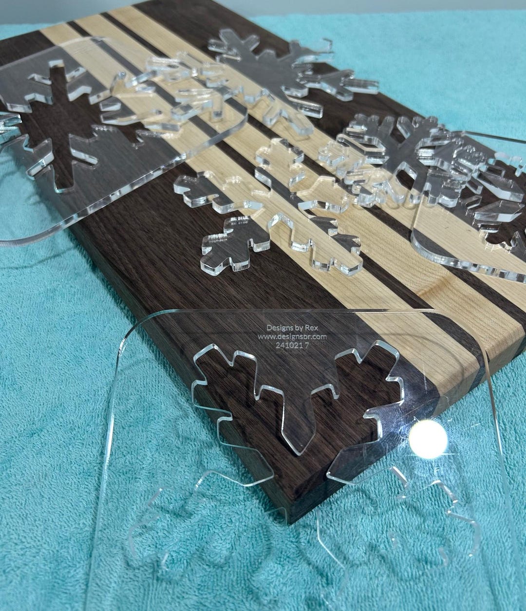 Snowflake Router Templates (clear Acrylic) Holiday Christmas Router