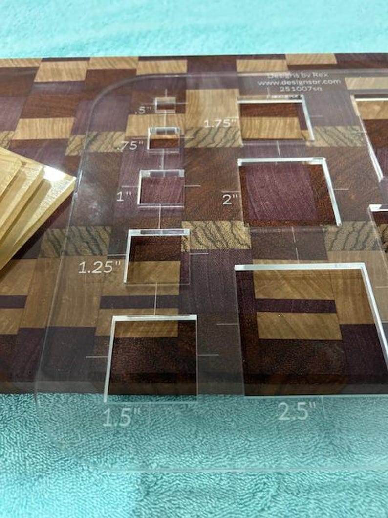 Square Router Templates (clear Acrylic) Square Jig Router Templates ...