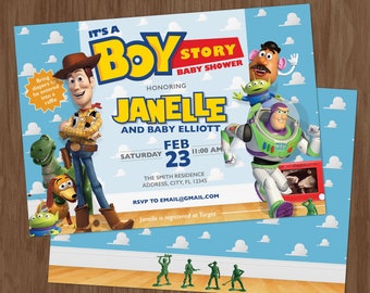 Toy Story Baby Shower Etsy Toy Story Baby Shower Etsy