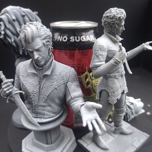 Astarion Merch Bundle | Baldurs Gate 3 Merchandise | Astarion Statue | Astarion Bust
