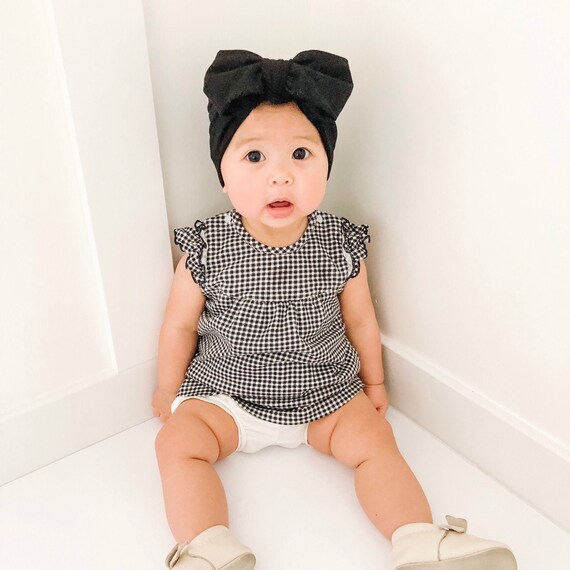 baby bow turban