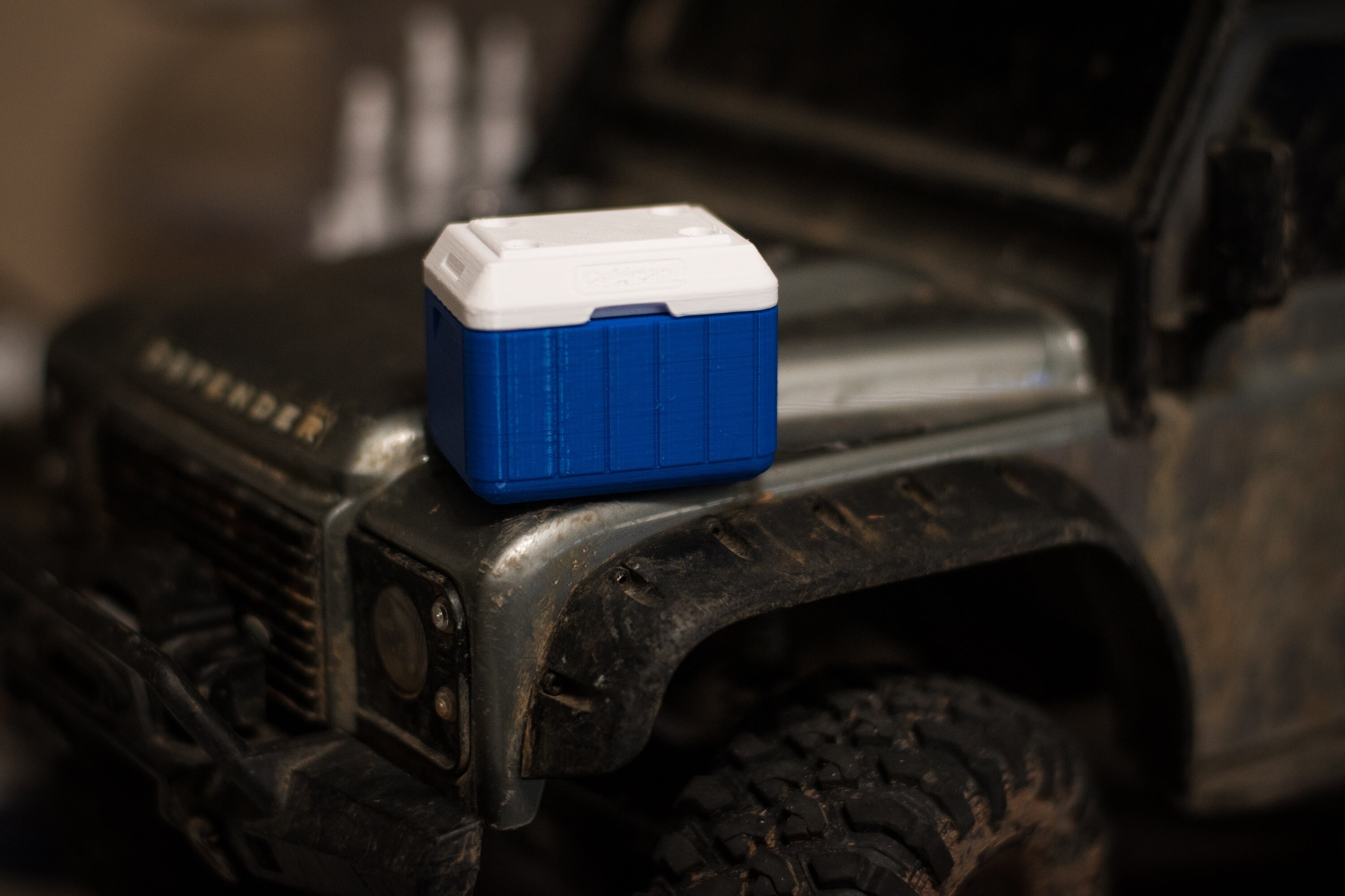 Set of 4. 1/10 Scale 3D printed cooler Etsy