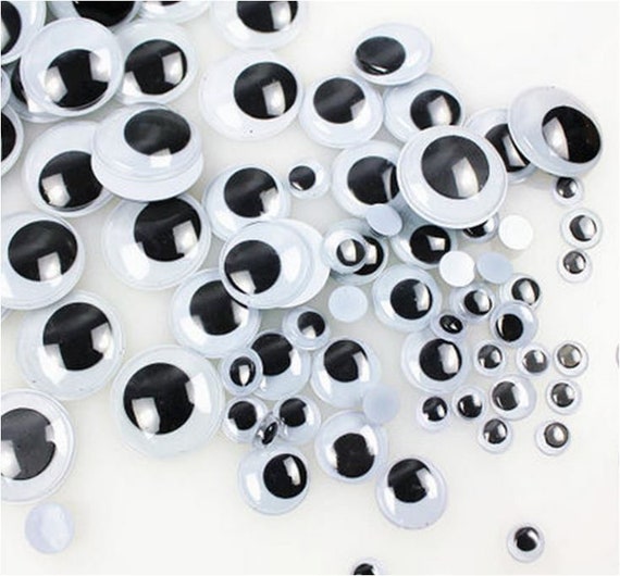 730PC Self Adhesive Joggle Moveable Eye Wiggly Google Googly Eyes Craft  Stick On 