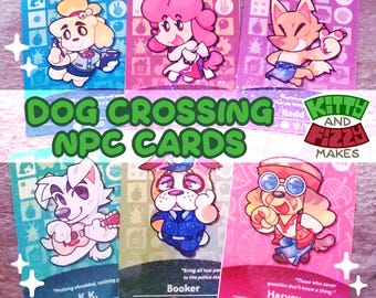 Tarjetas de aldeano NPC de Dog Crossing