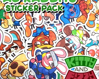 Rabbit Crossing Stickers