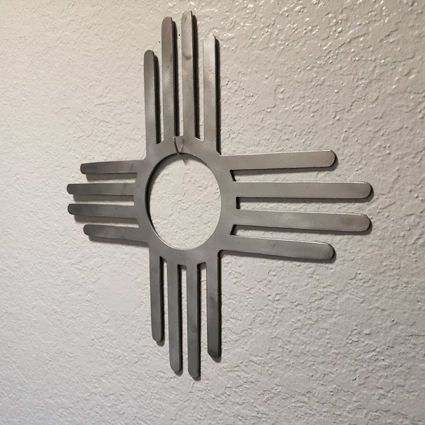 Metal Zia Sun Wall Art Etsy UK