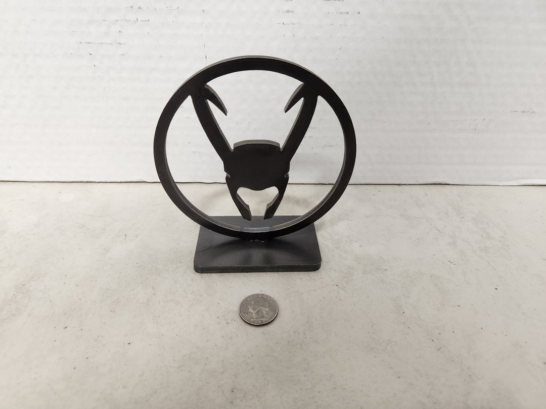 Loki Helmet Desk Statue / Desk Art / Paperweight Etsy