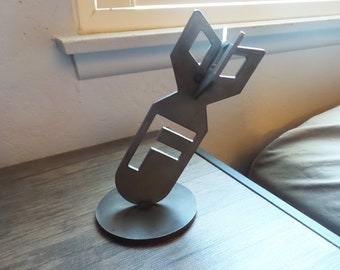F Bomb 3D Fins / Paper Weight / Desk Art / Desk Statue