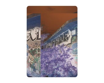 Graffiti Train Car Metal Art Sign | Urban Street Art Wall Décor