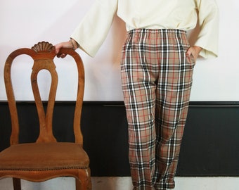 burberry plaid pants replica