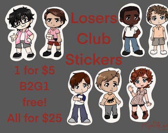 Losers Club Stickers
