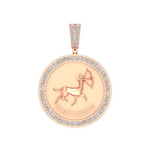 Sagittarius necklace rose gold new arrivals